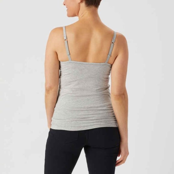 NEW LAVENDER TOP WITH SHELF BRA Lrg Fits like Medium. NWOT ADJUSTABLE STRAPS - Picture 3 of 3